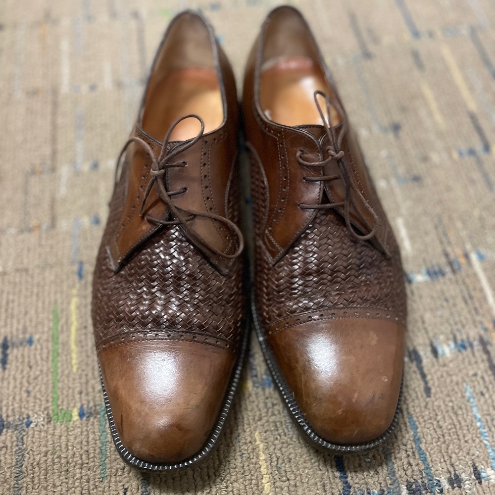 Stunning Salvatore Ferragamo Italian 11.5 Men’s shoes brown Italy